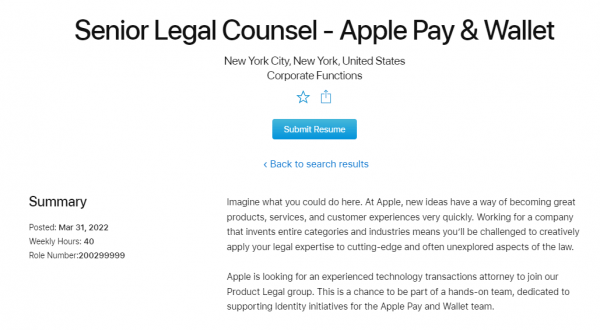 Apple готовится войти на криптовалютный рынок
