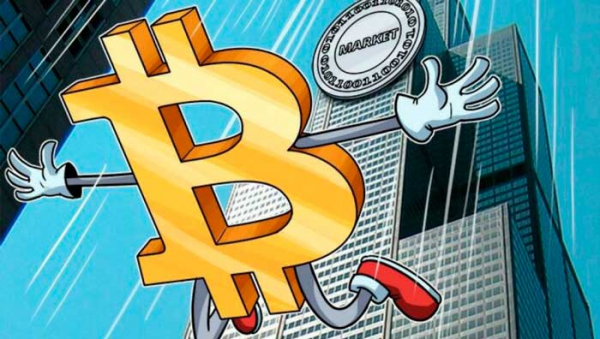 Обвал цены биткоина до минимума 2020 года - $26 000