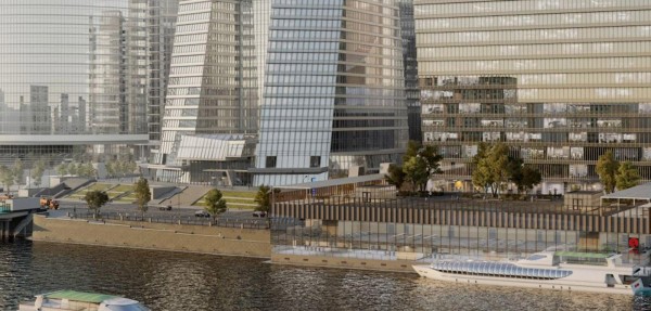 
                    В &laquo;Москва-Сити&raquo; построят пешеходный переход с причалом

                