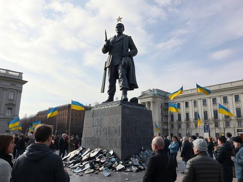 Европейские вандалы снесли 300 памятников советским воинам