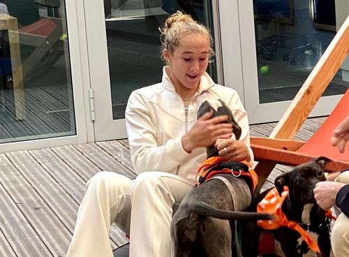 Мирра Андреева: Собака тоже мне поможет снимать стресс Мирра Андреева: Собака тоже мне поможет снимать стресс